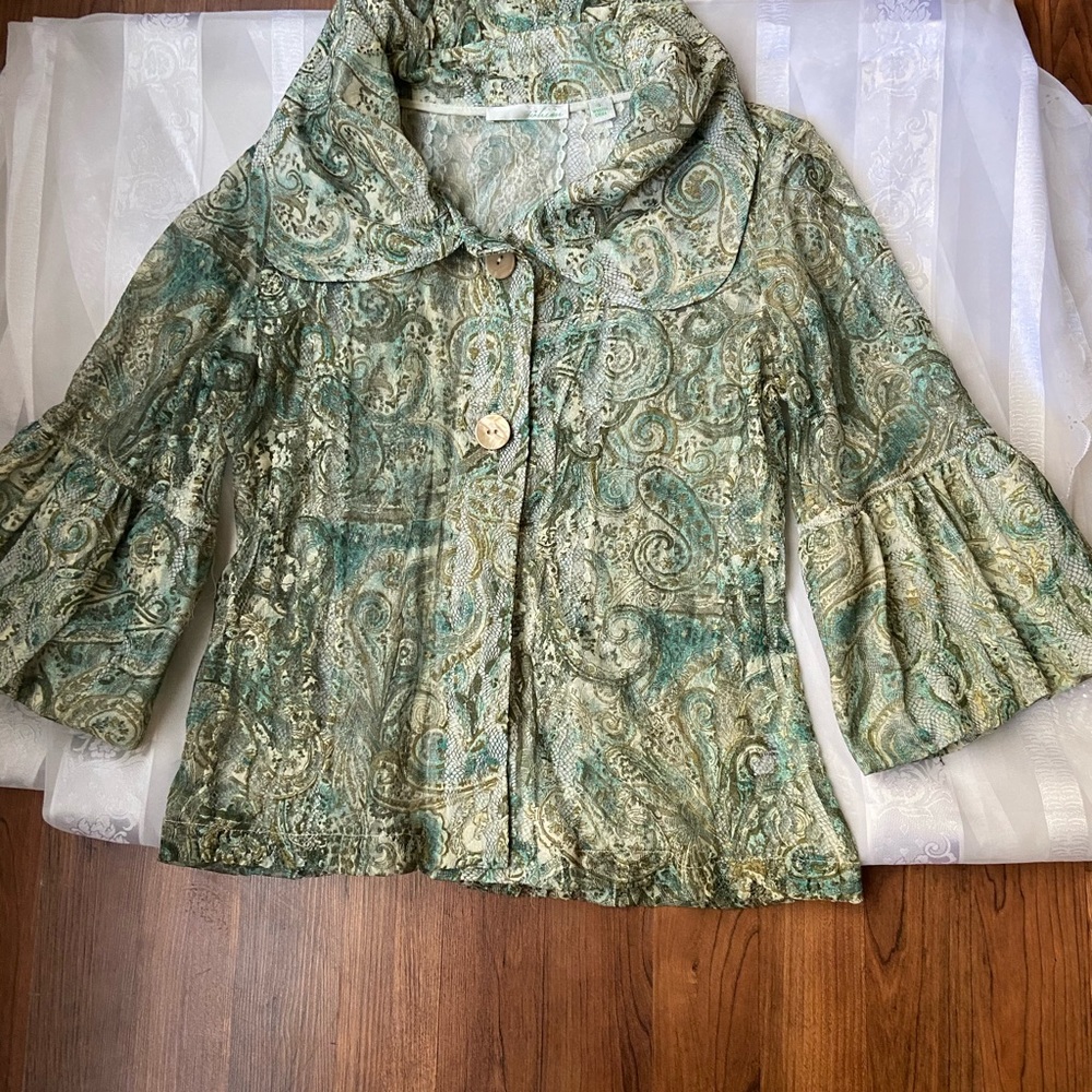 💐💐WHIM VINTAGE BLOUSE 💐💐 - Picture 3 of 7